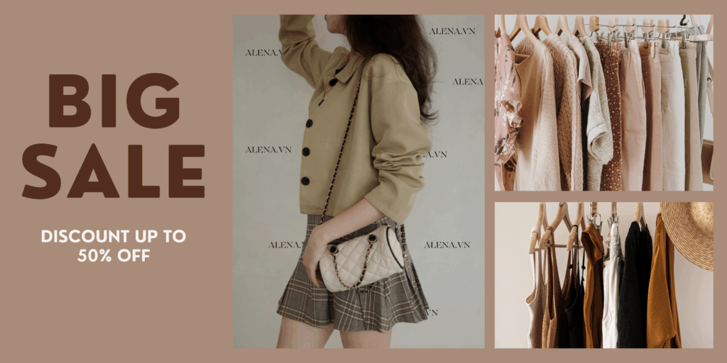 Big sale 50% chỉ có tại Elena